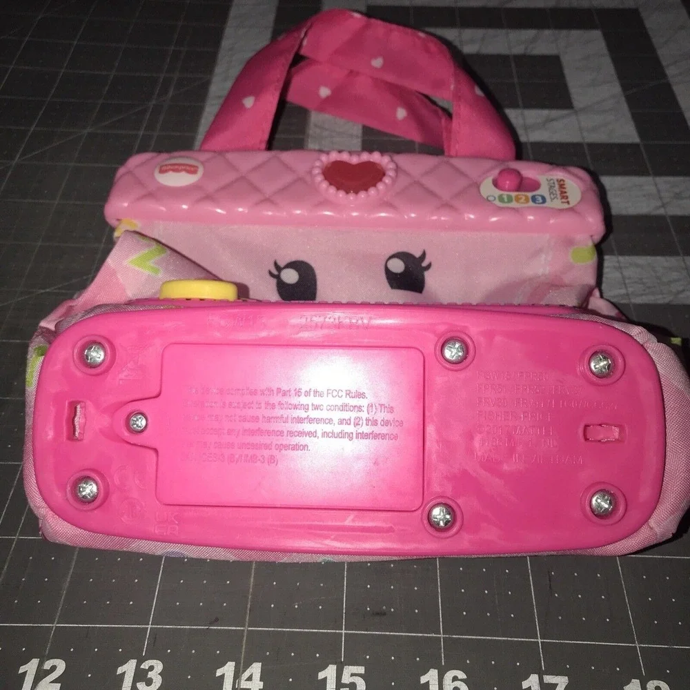 Fisher-Price Smart Stages‎ Pink Purse Educational Lights Music Sings